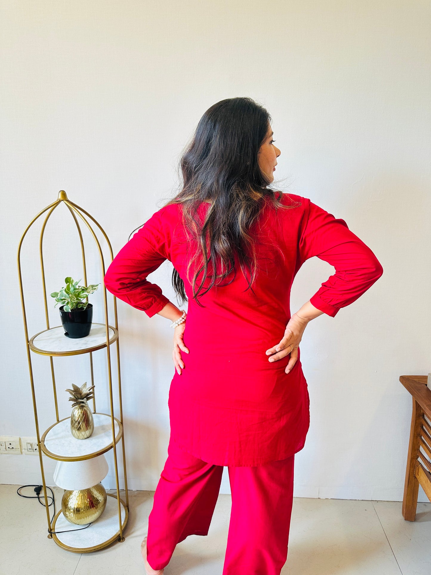 Laal Rang Coord set