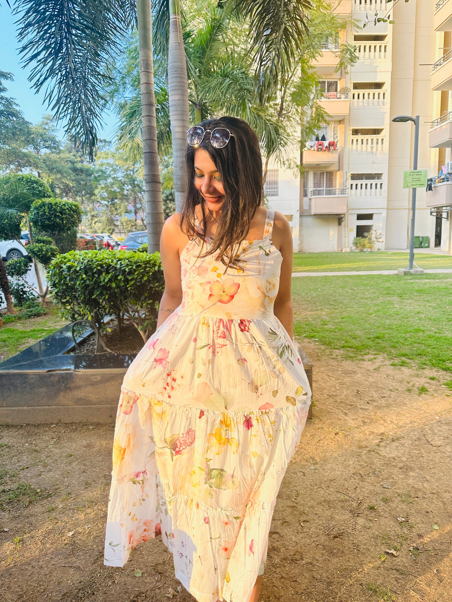 Garden of Flower flare dress