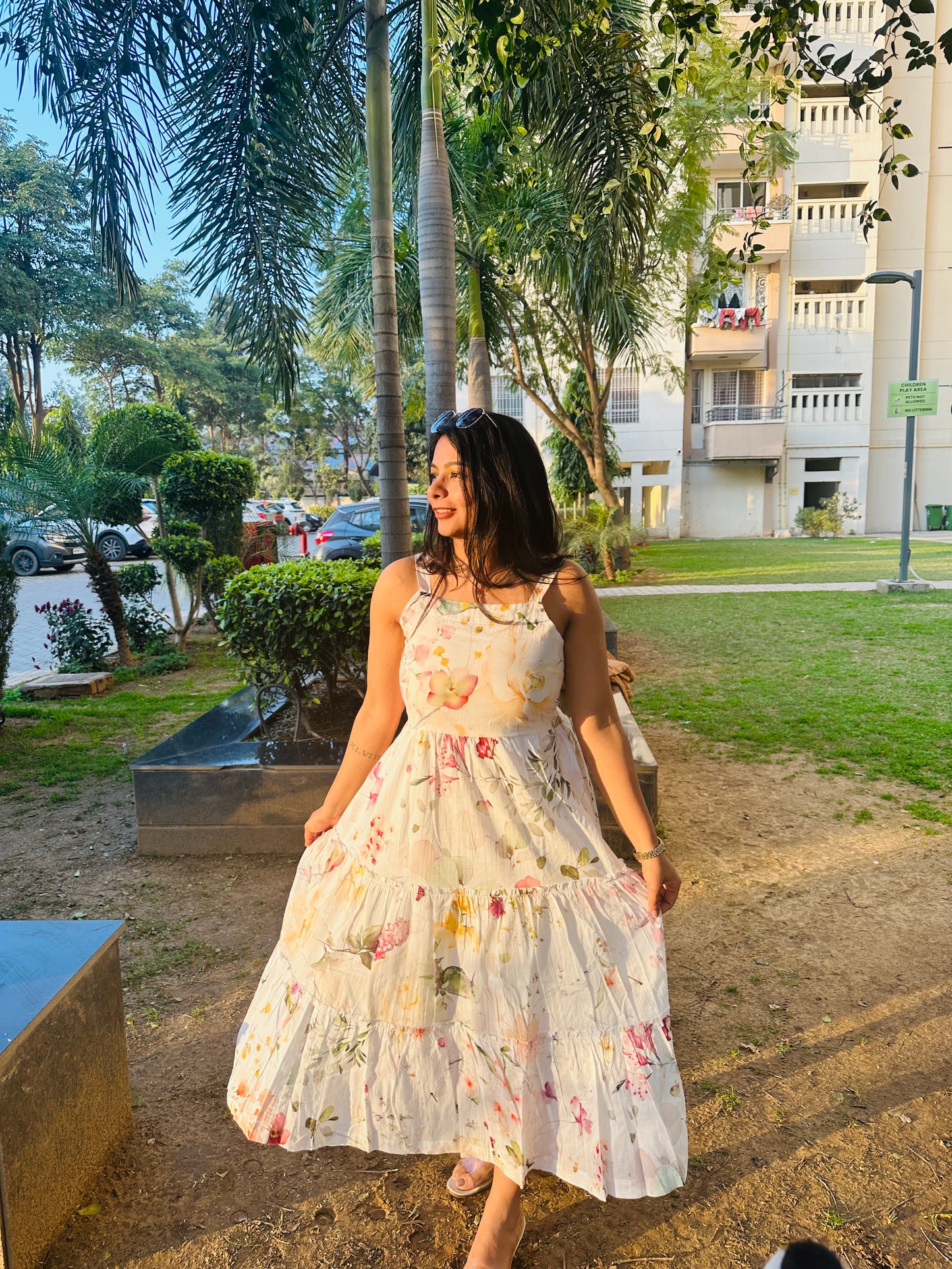 Garden of Flower flare dress