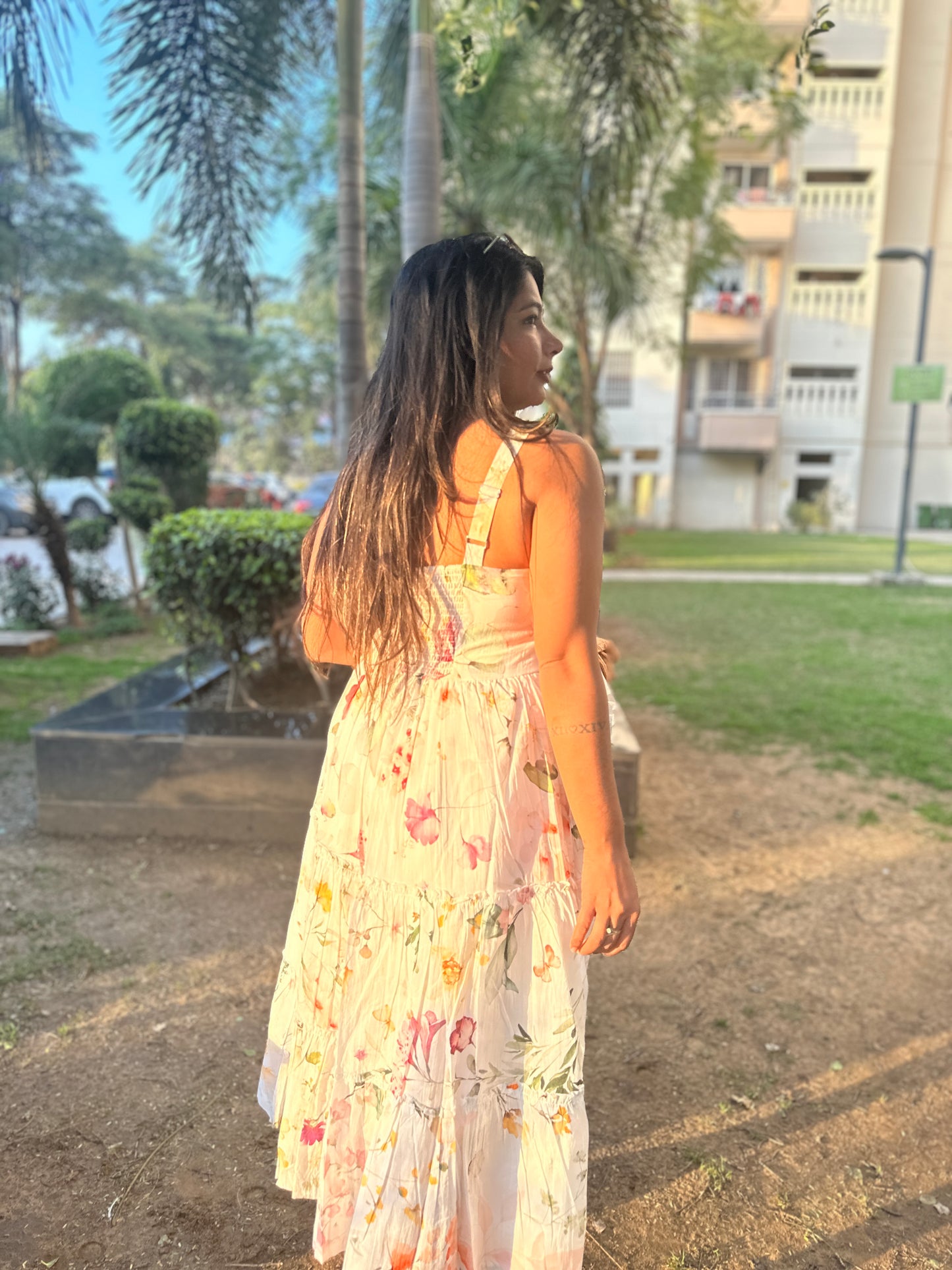 Garden of Flower flare dress