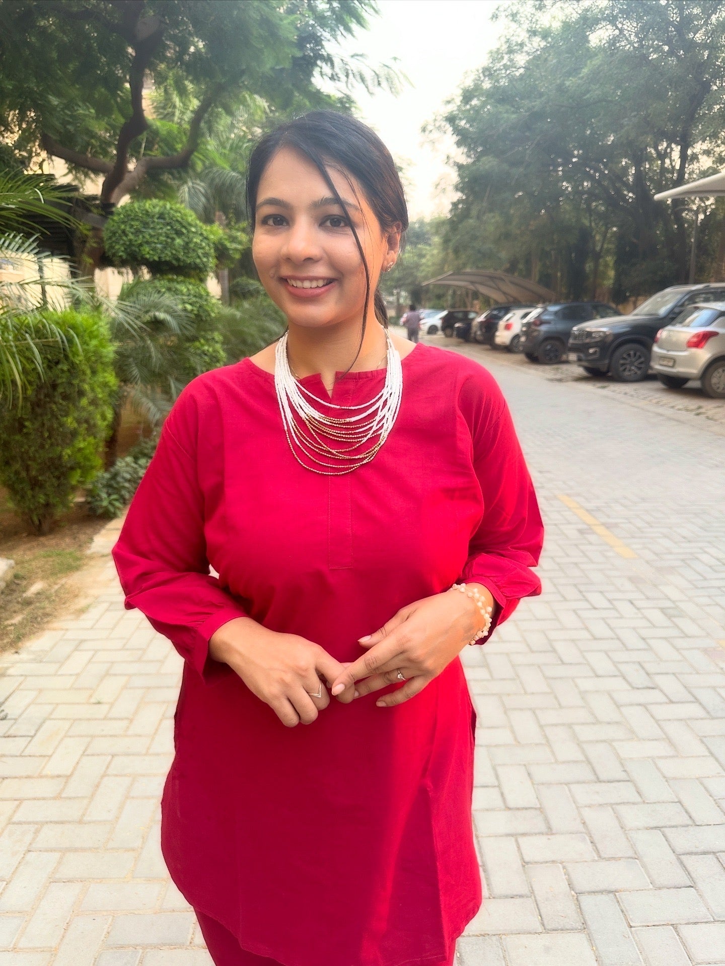 Laal Rang Coord set