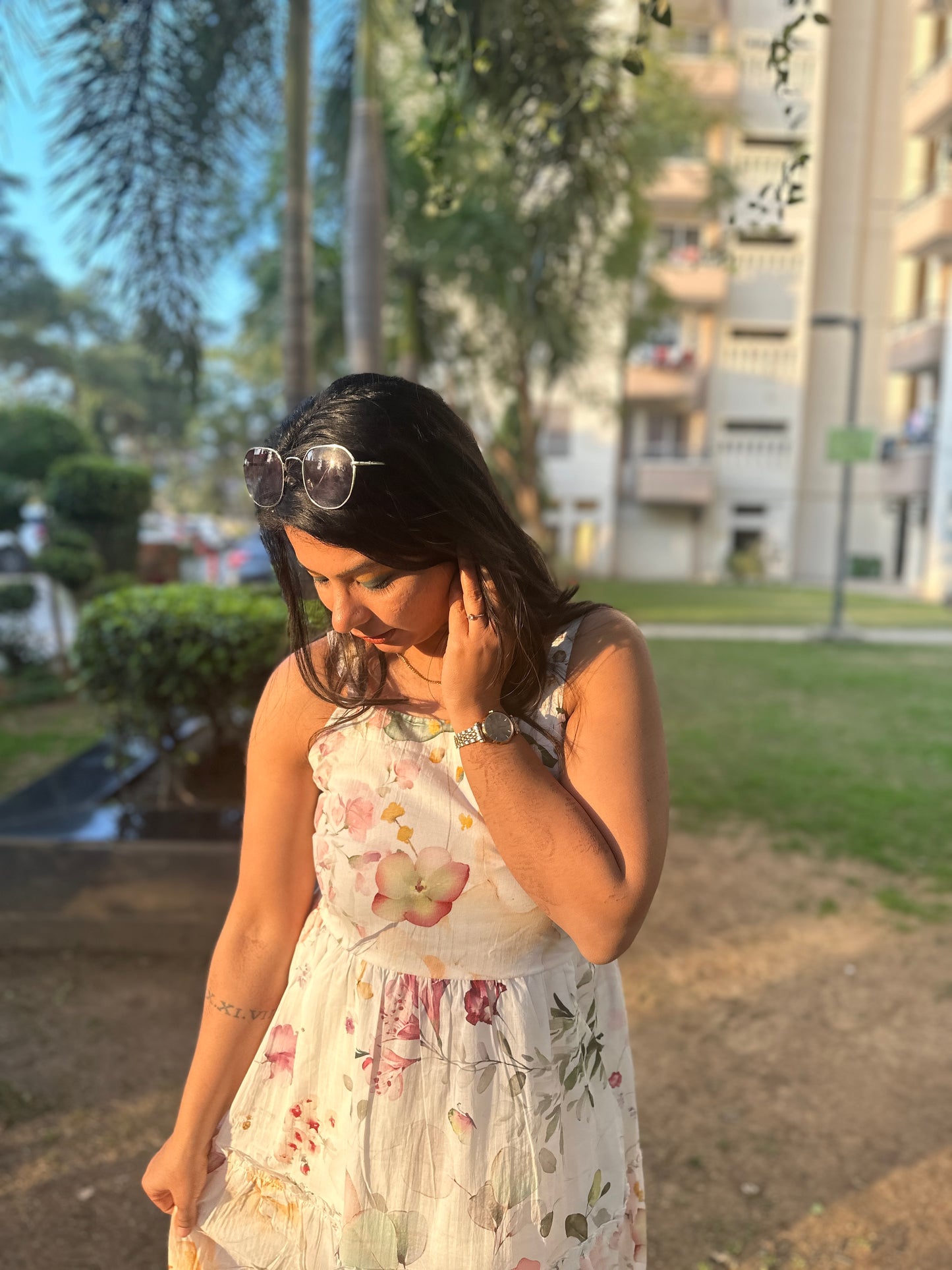 Garden of Flower flare dress