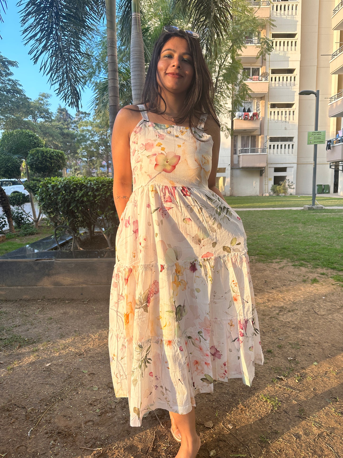Garden of Flower flare dress